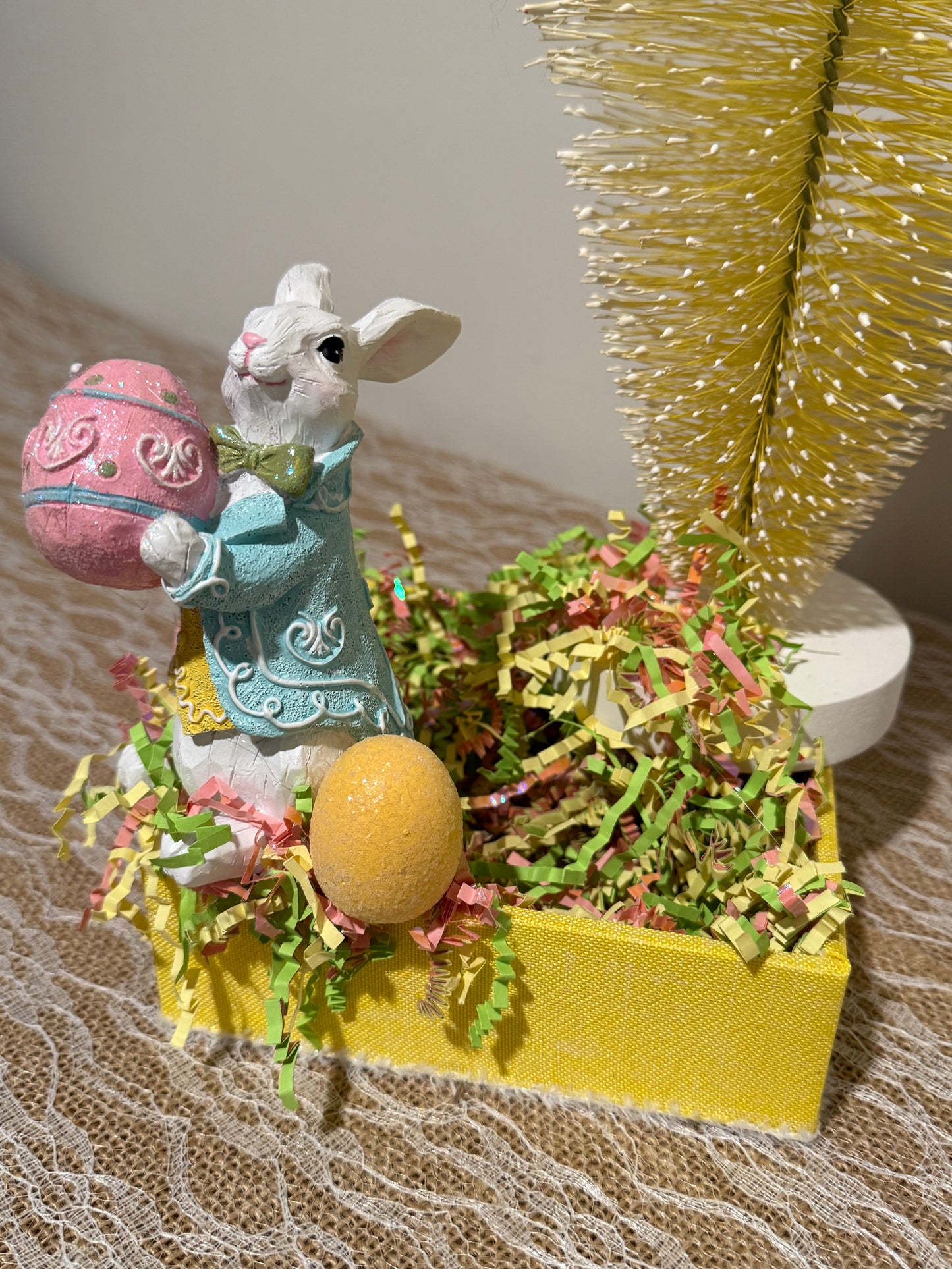 a. EASTER: Easter Decor - Adorable Easter Bunny Treat Holder – Perfect Spring Décor! 