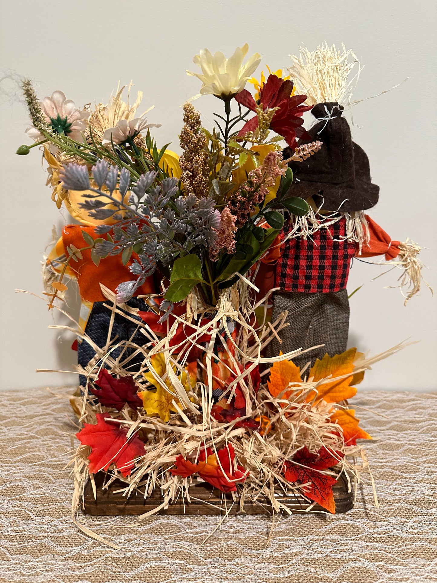 Z. Festive Welcome Autumn - Orange Red Sunflower