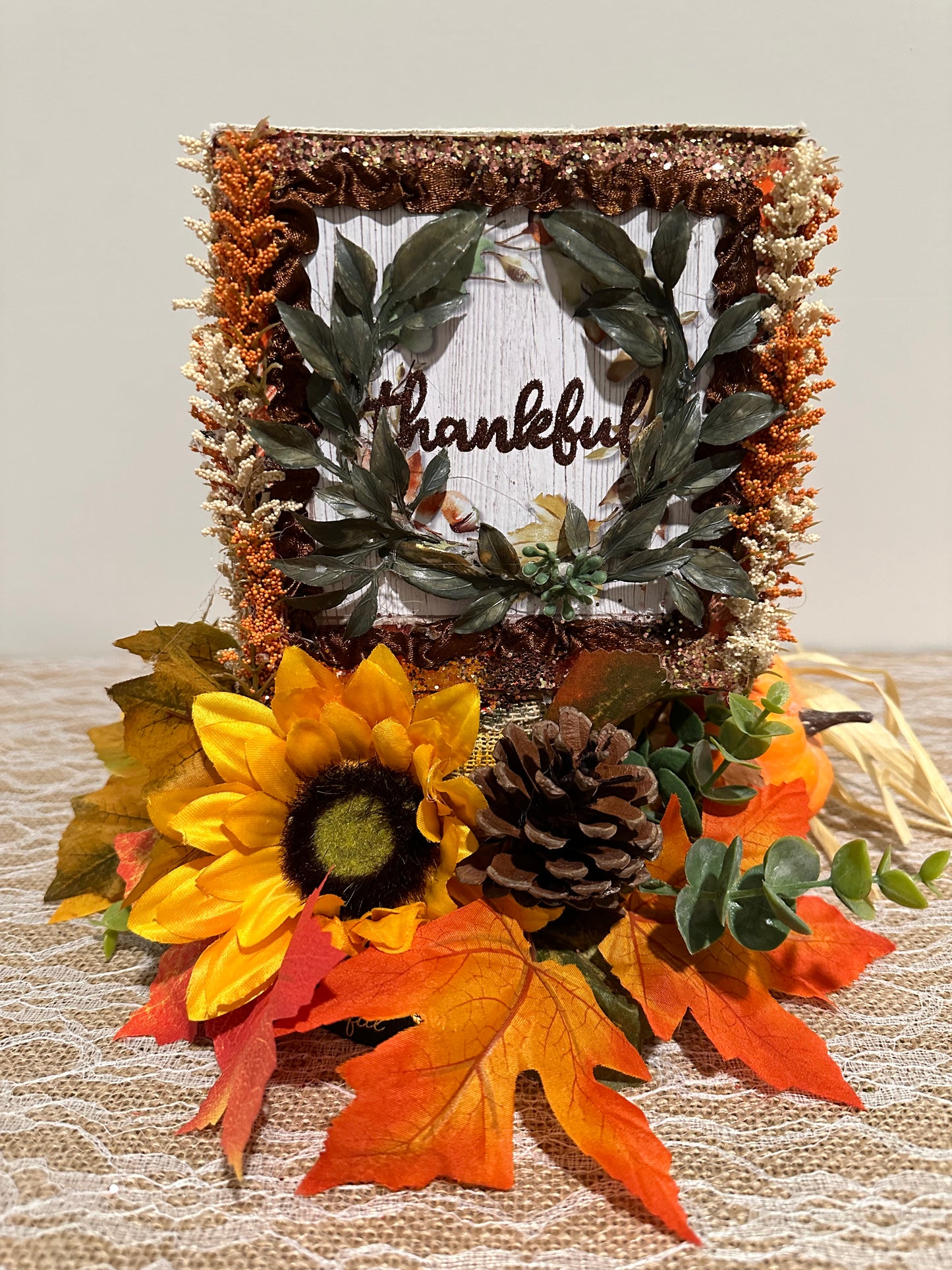 z. Blessed - Grateful - Thankful (Centerpiece, Entrance, and Thanksgiving Decor)