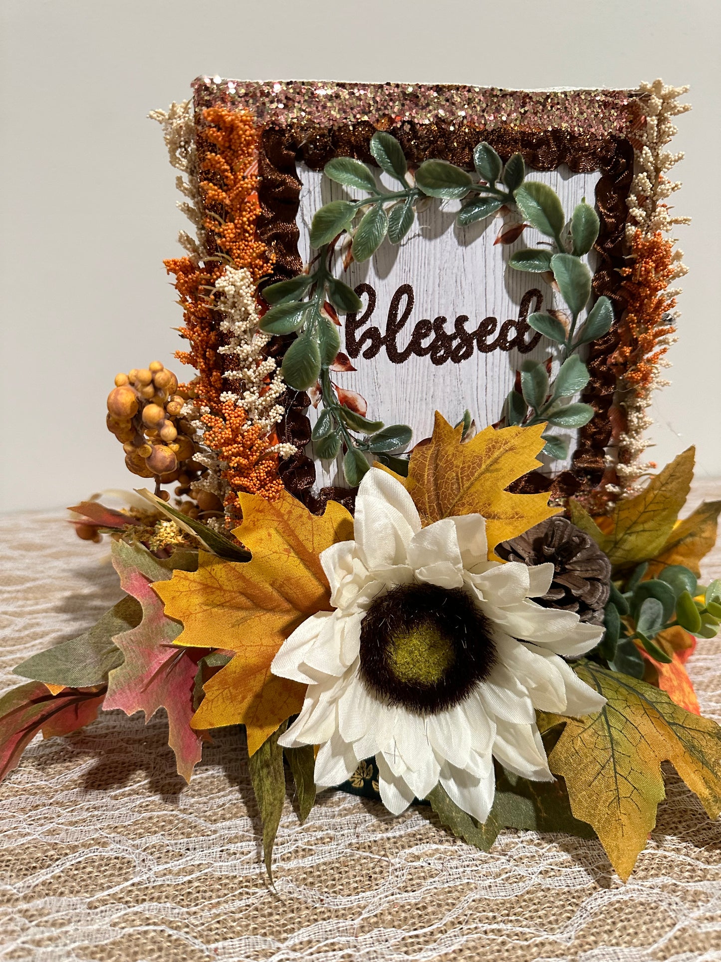 z. Blessed - Grateful - Thankful (Centerpiece, Entrance, and Thanksgiving Decor)