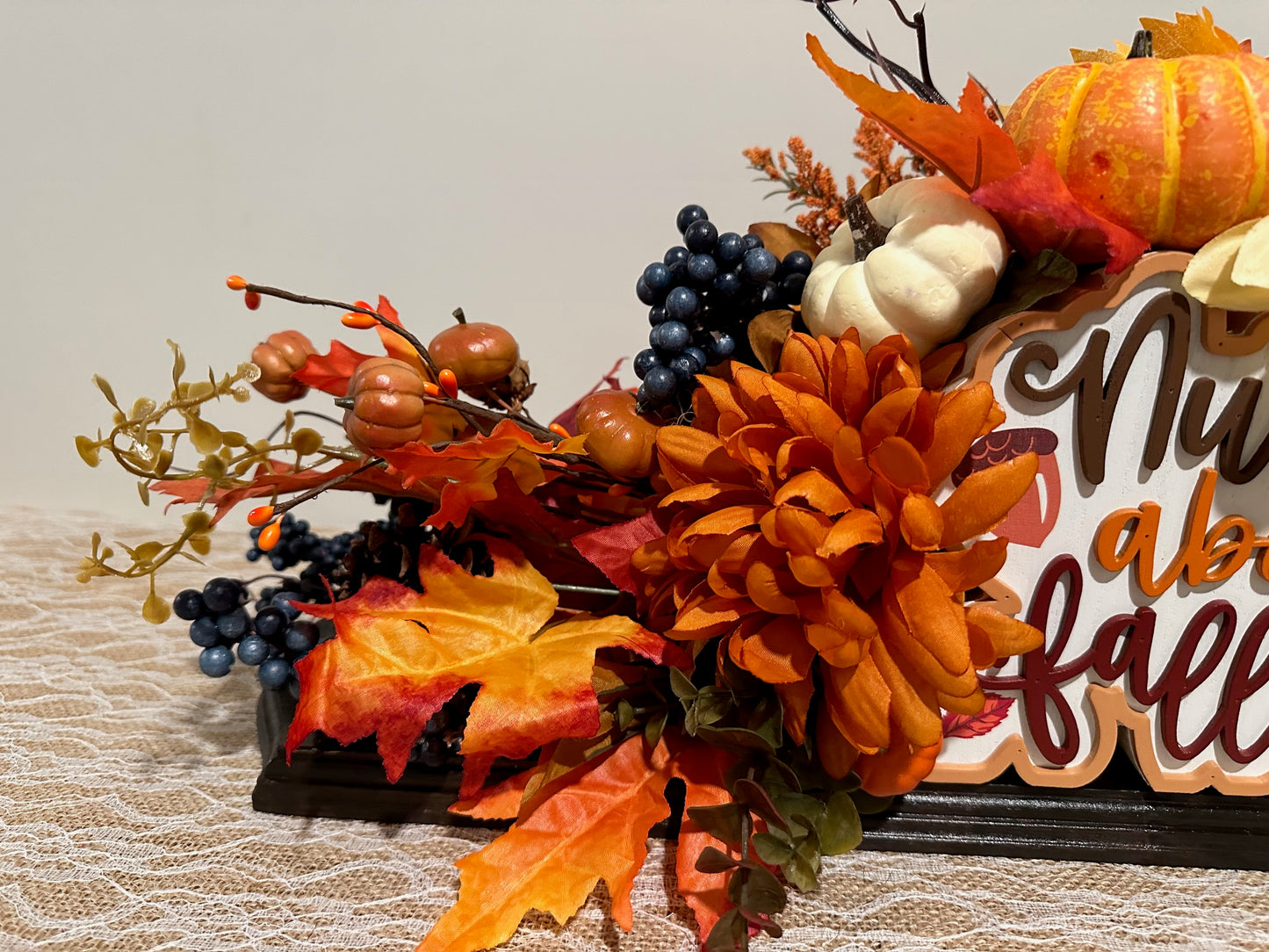 Thanksgiving Fall Centerpiece Decor, Nut About Fall